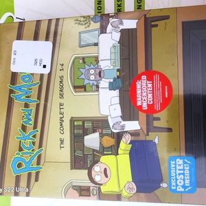 brand new rick and morty uncensored seasons 1-6 DVD box set with poster included